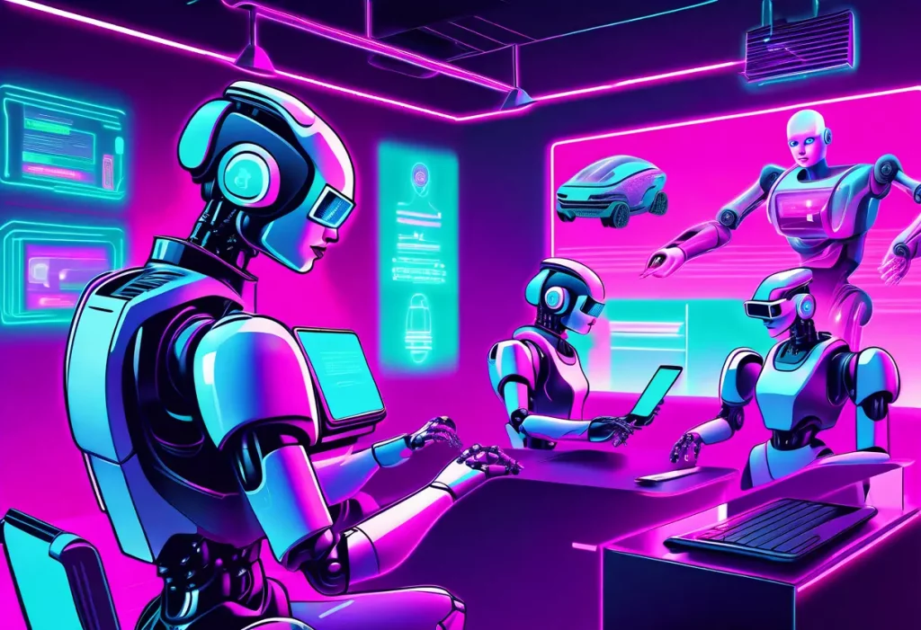 Praktische Anwendungsbeispiele von Arten von KI-Agenten in Marketing und Robotik