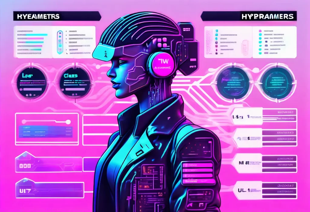 Wichtige Hyperparameter für KI-Sprachmodelle Visualisierung