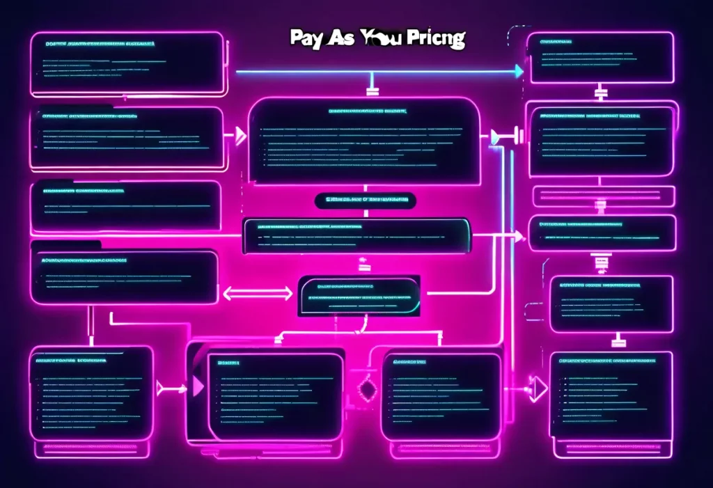 Technische Umsetzung Pay-as-you-scale Preismodell Abrechnung Diagramm