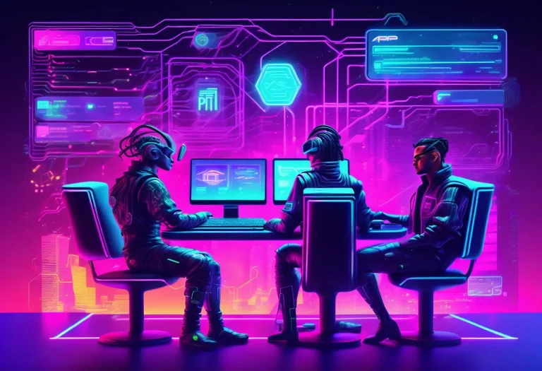 REST APIs mit OpenAPI-Spezifikation moderne API-Entwicklung Illustration